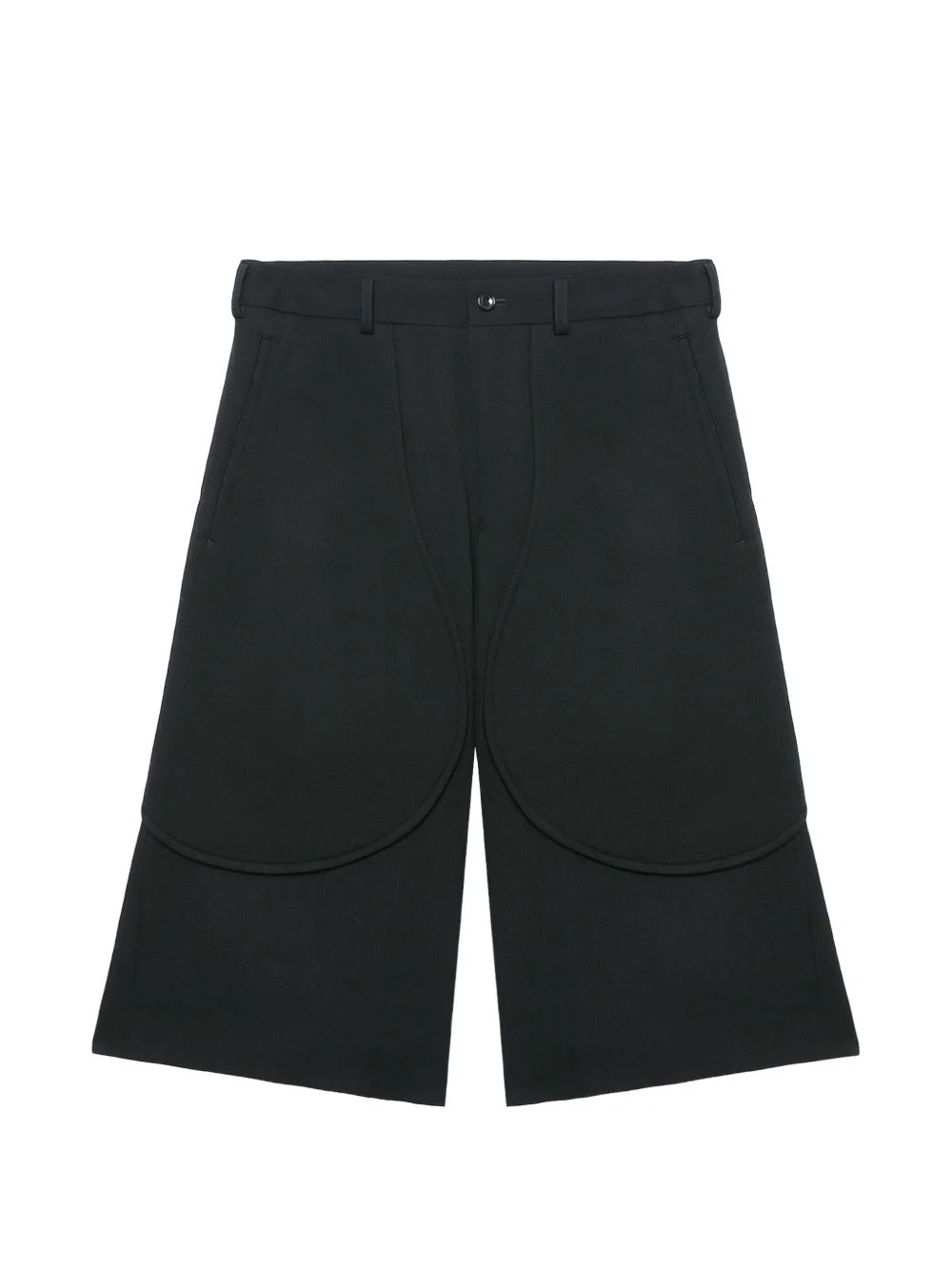 curved-overlay shorts - 1