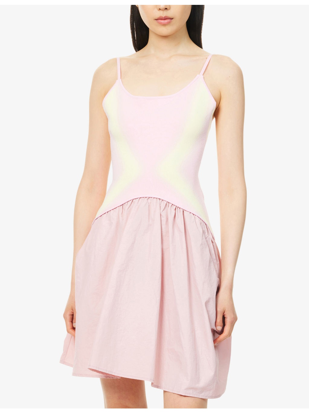 Naomi Mixed Knitted Mini Dress - 3