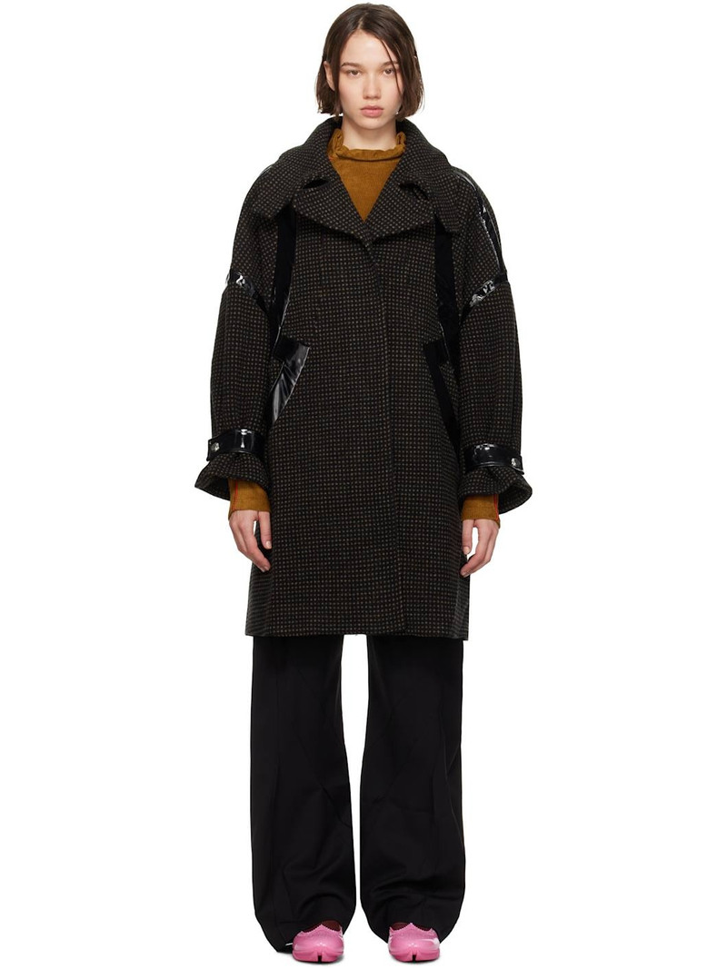 Brown Dawn Panelled Coat 1