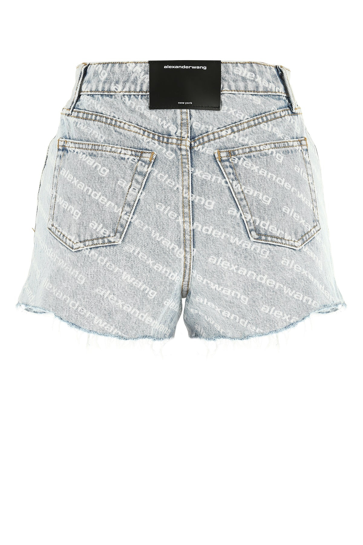 Printed denim Bite shorts - 2