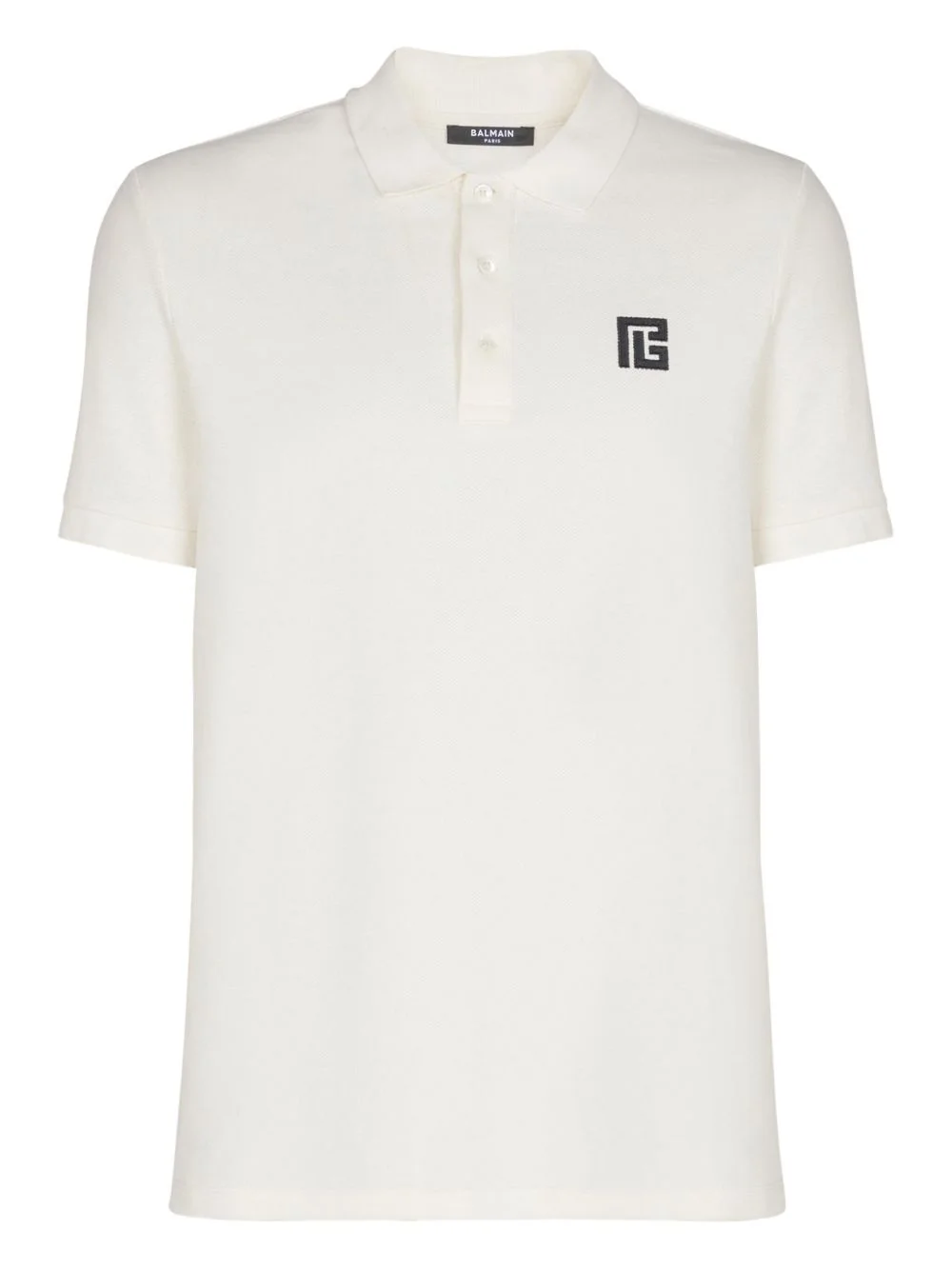 PB logo-embroidered cotton polo shirt - 1