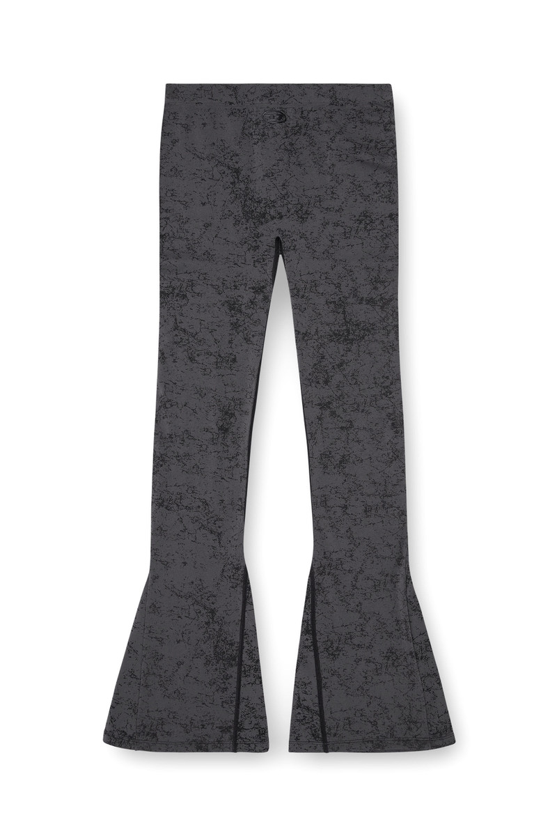 FARED LEGGINGS WITH UTILITARIAN PRINT 1