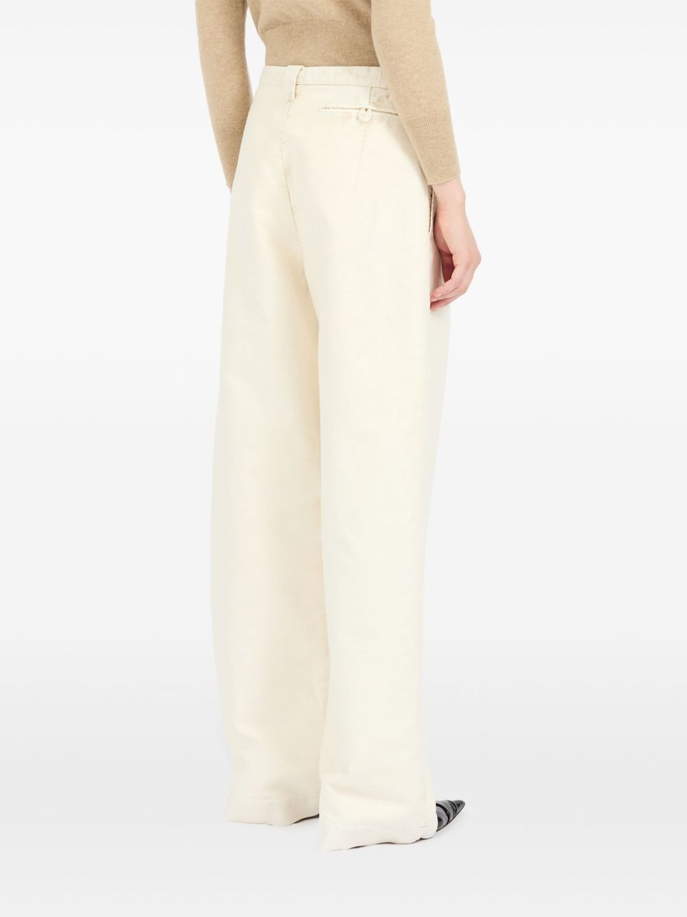 wide-leg tailored trousers - 4