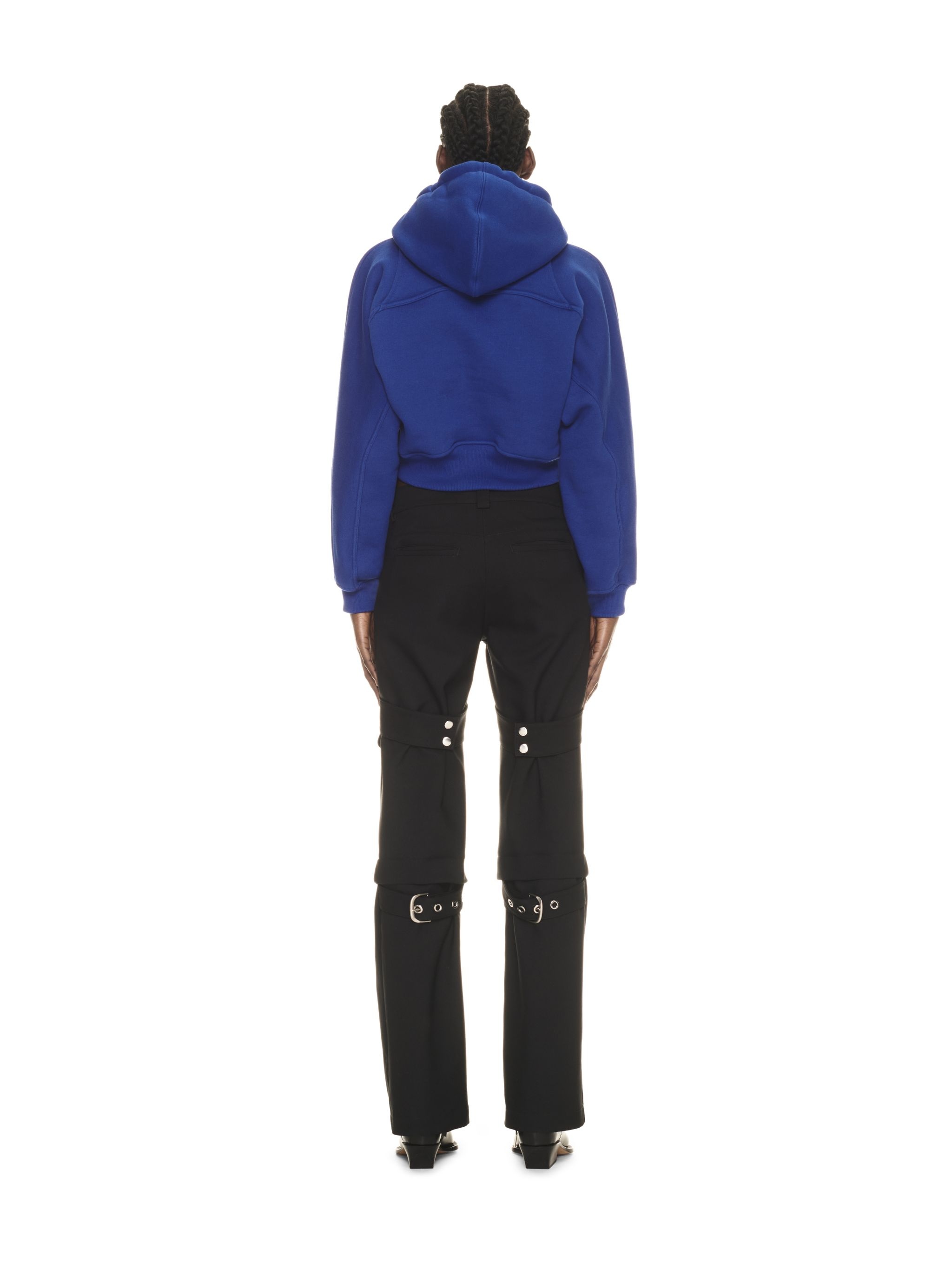 Off Stamp Round Crop Hoodie - 4