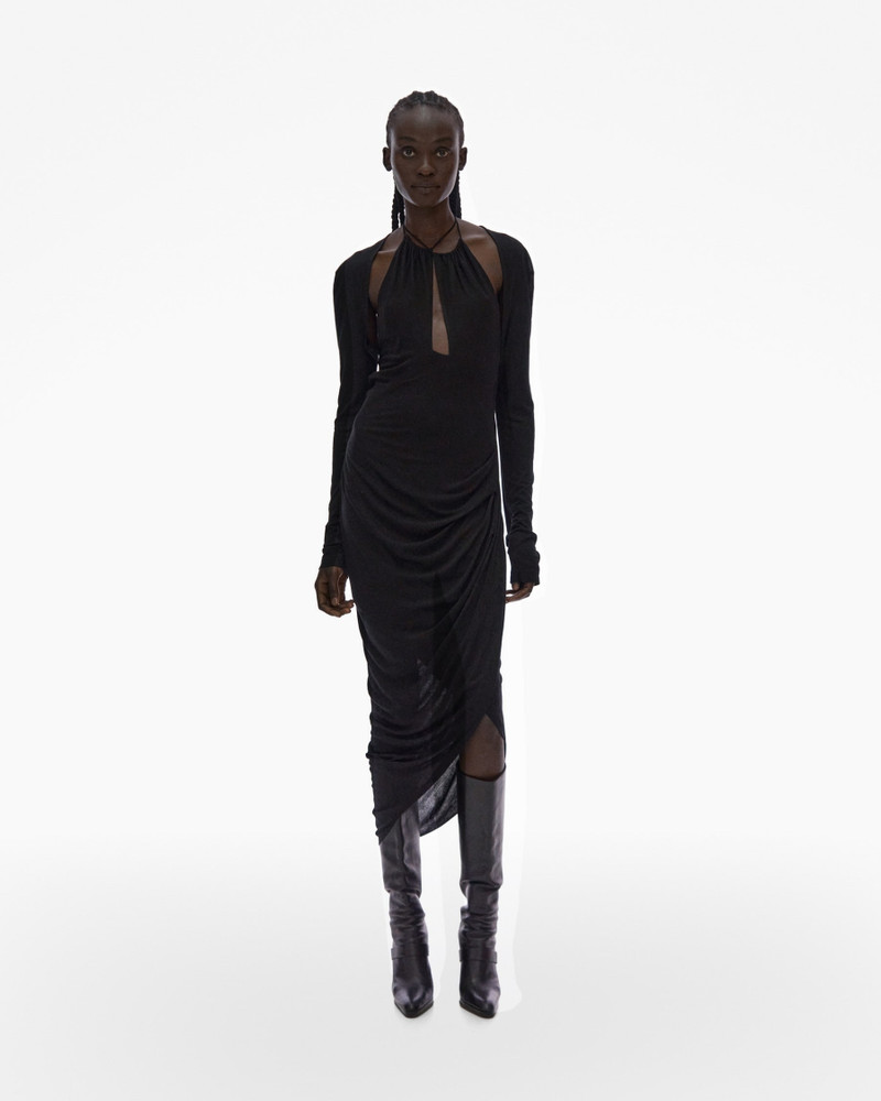 Helmut Lang LONG-SLEEVE HALTER DRESS outlook