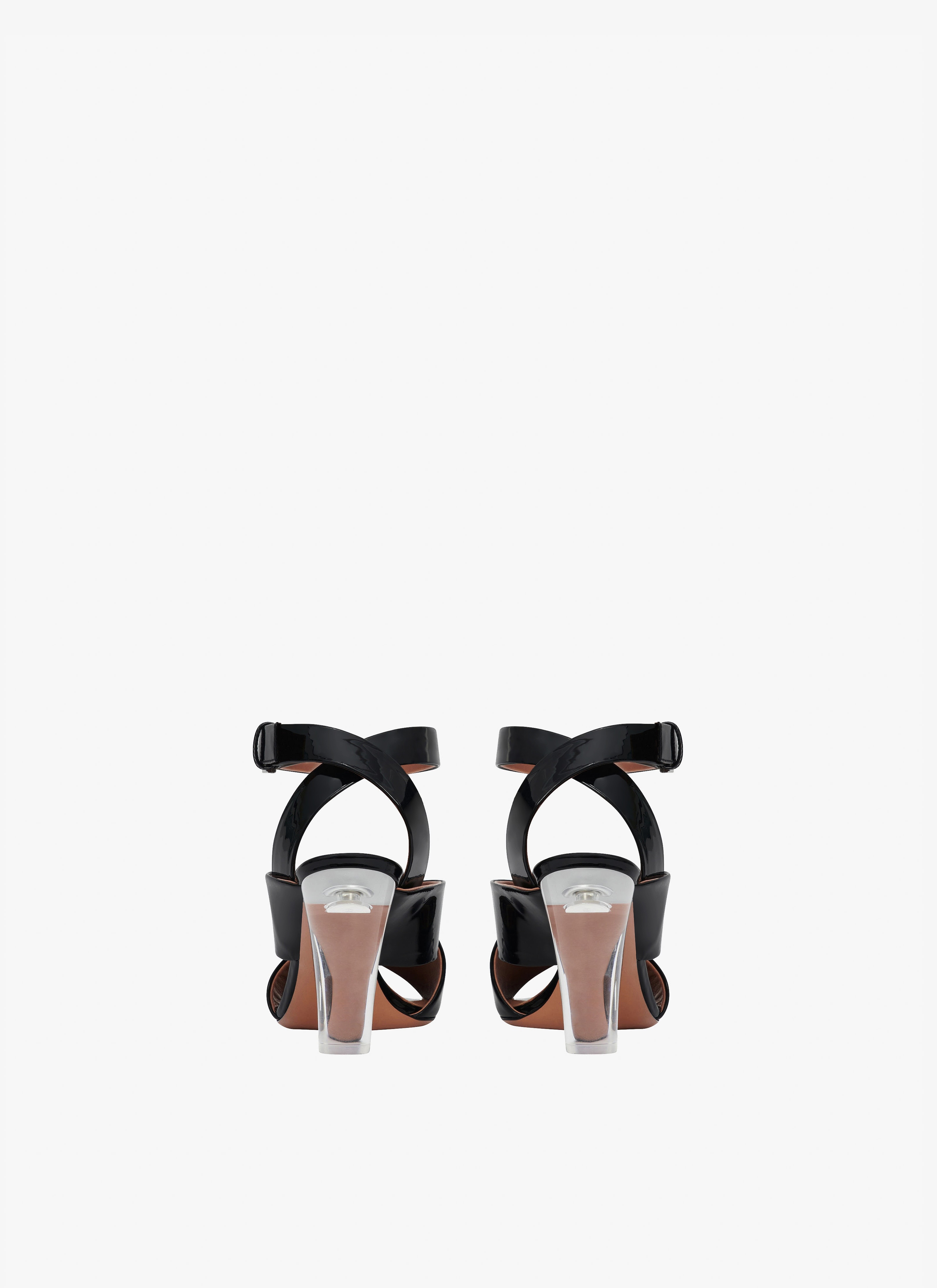 BLOCK HEEL SANDALS IN PATENT CALFSKIN - 2