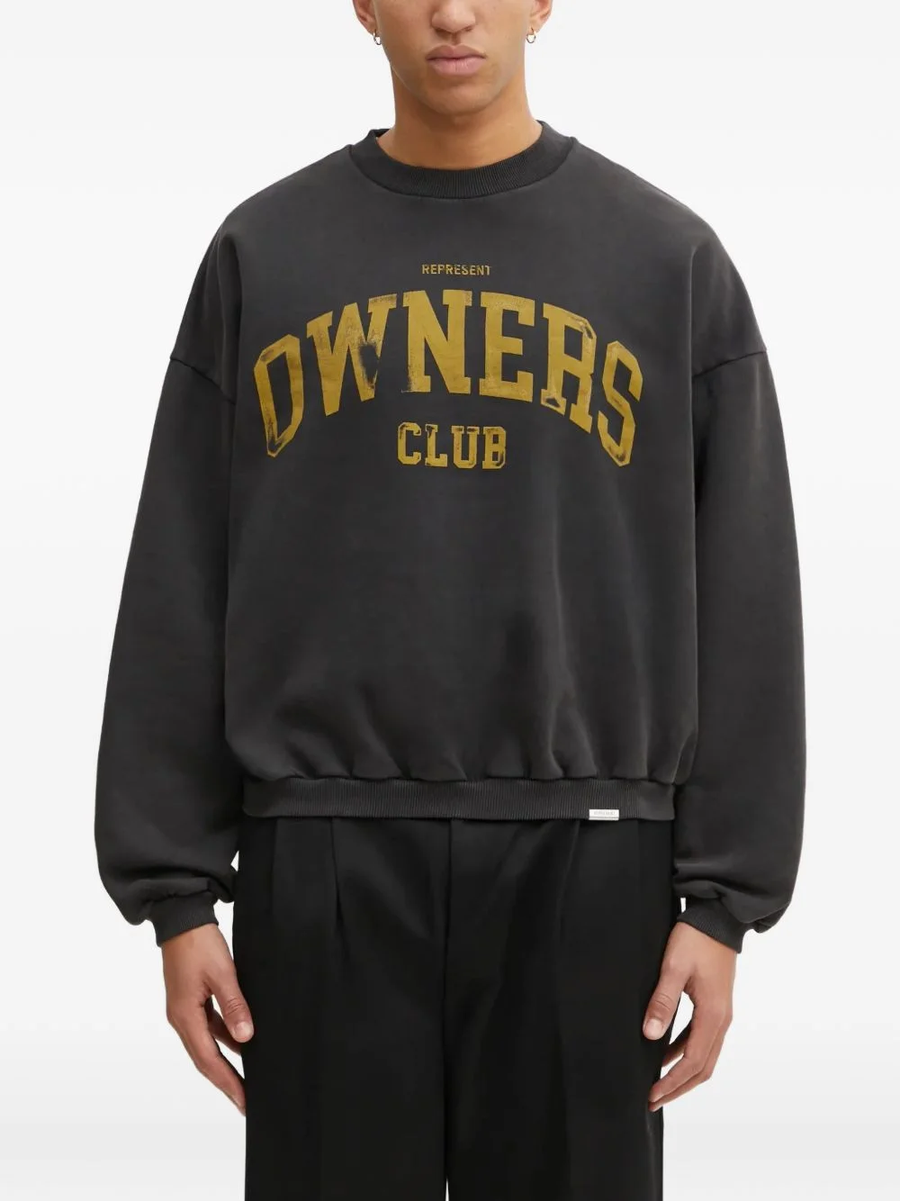 lettering sweatshirt - 1