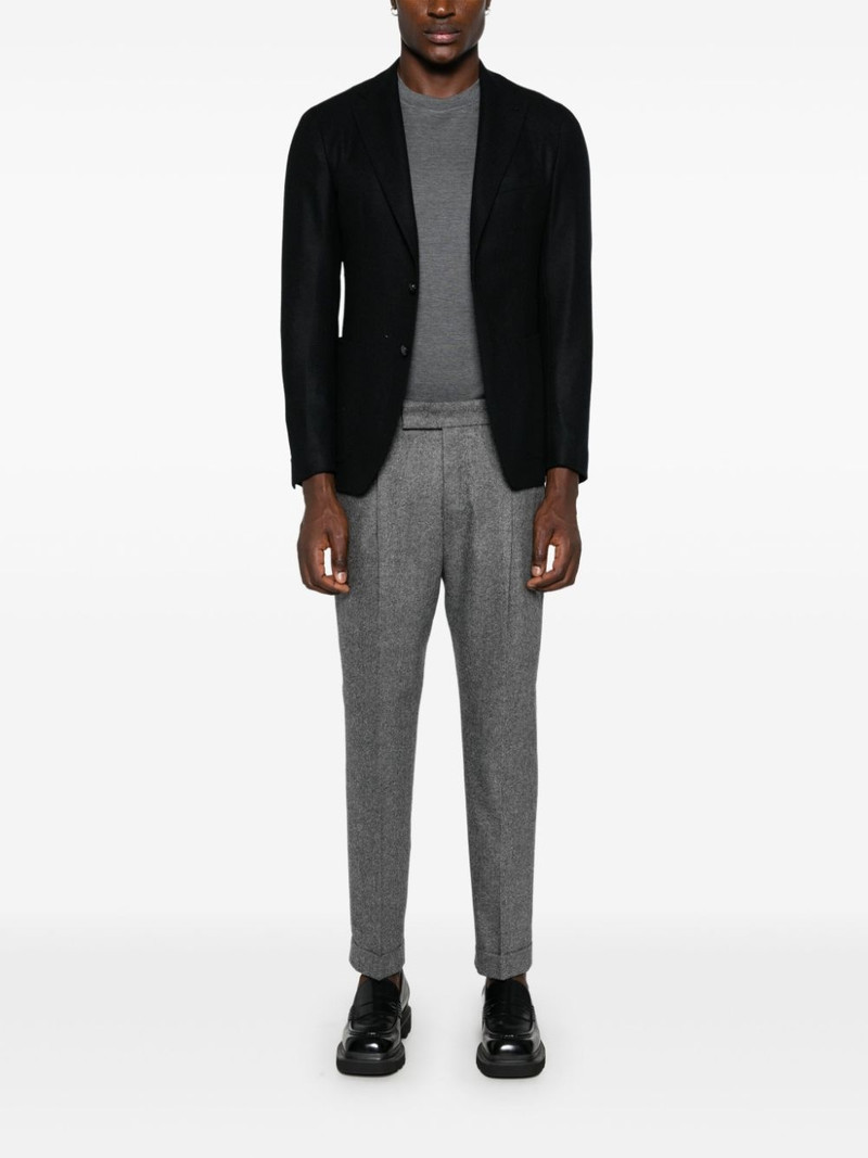 Brunello Cucinelli mélange-effect T-shirt outlook