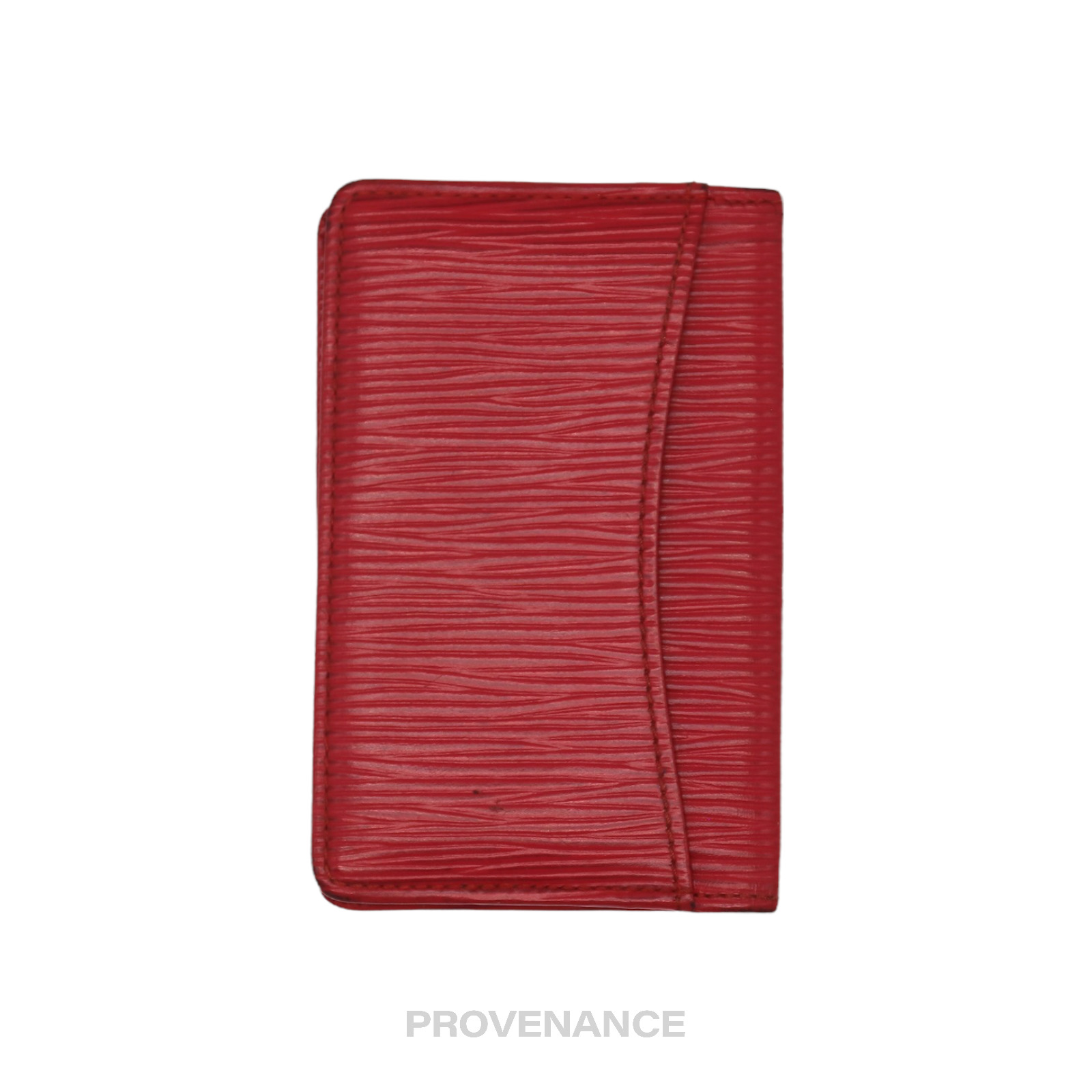 Louis Vuitton Pocket Organizer Wallet - Red Epi Leather - 3