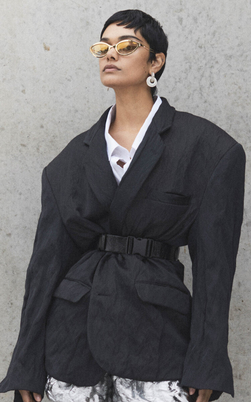 MATICEVSKI Standing Cotton Shirt white outlook