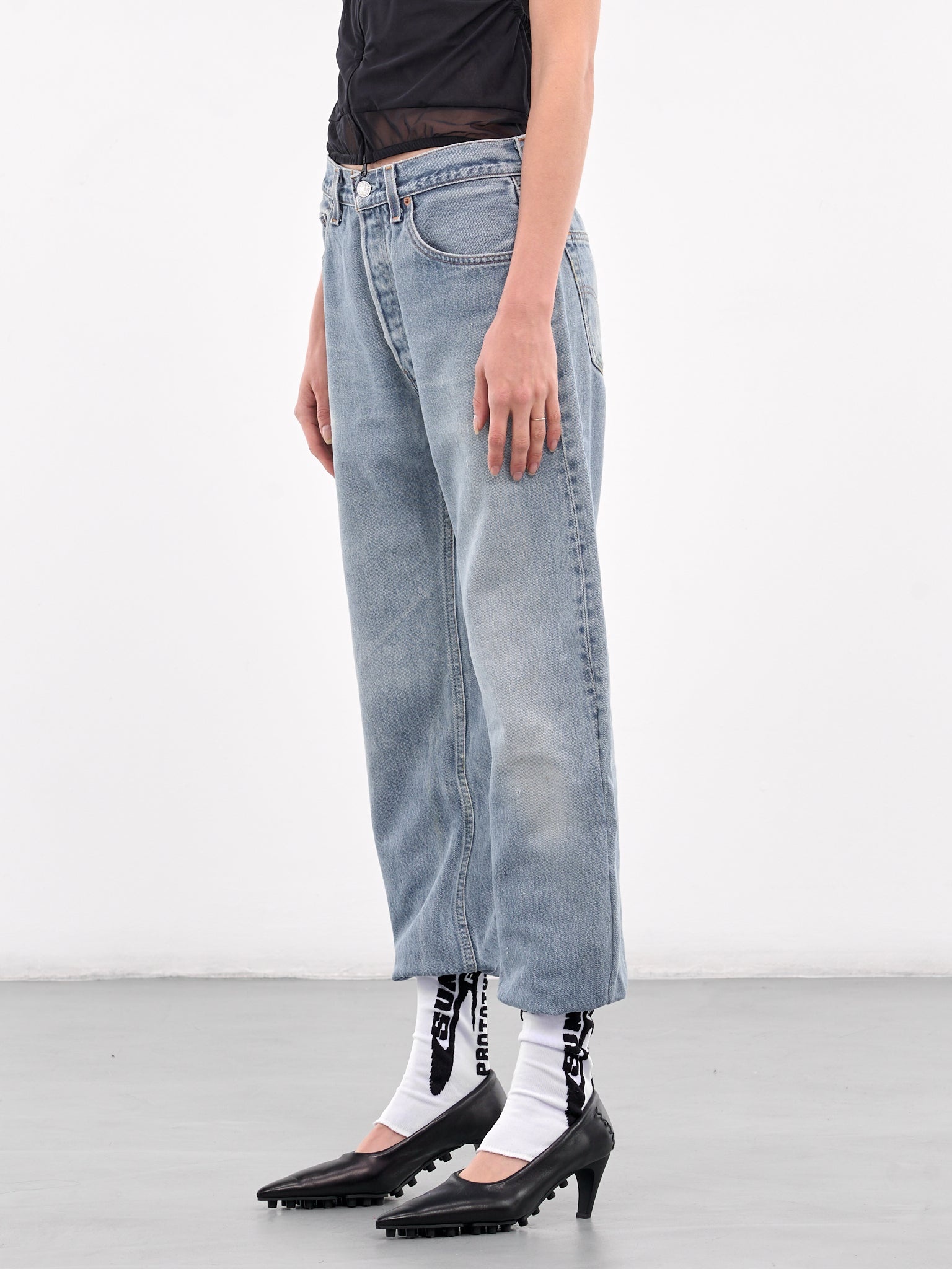 Sock Stirrup Denim Jeans - 2