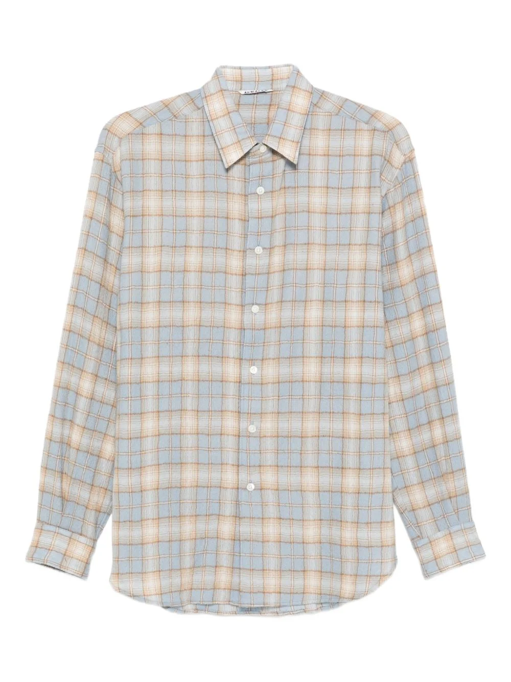 Airy checked shirt - 1