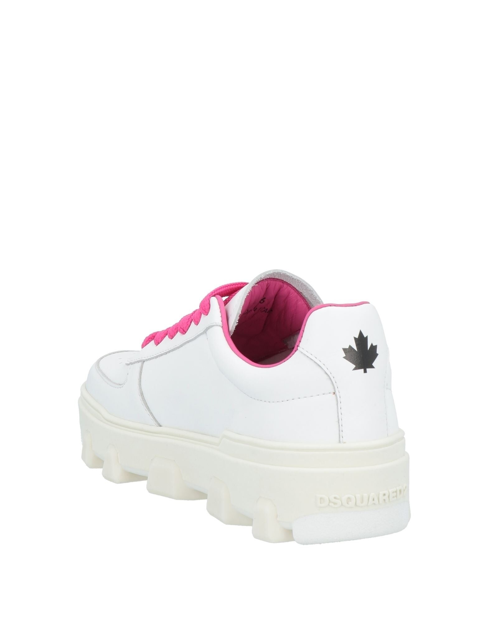 DSQUARED2 White Women's Sneakers | yoox | REVERSIBLE