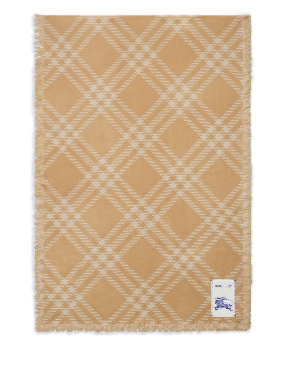 check-print cabardine hat - 2