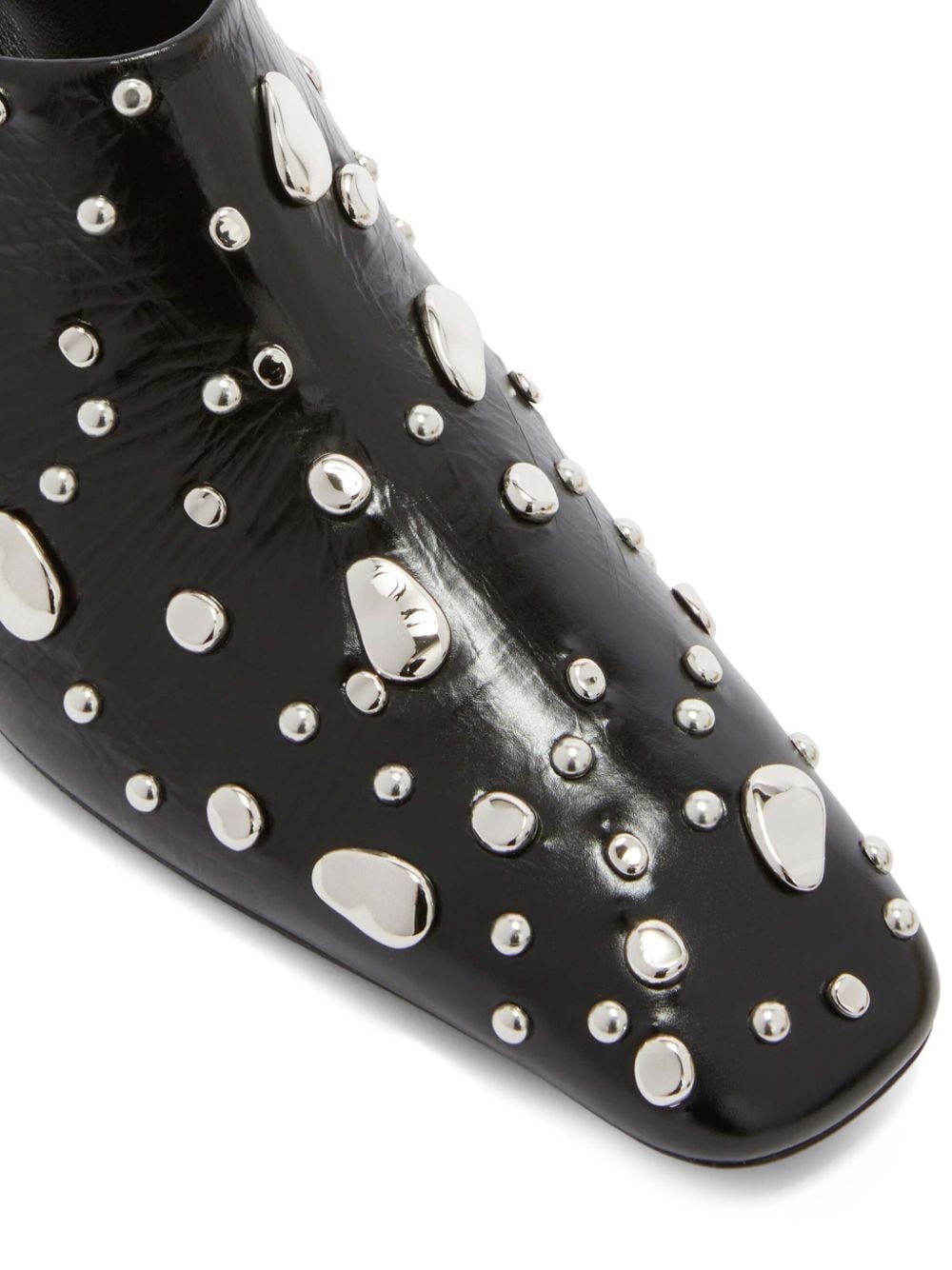 45mm rivet-detail leather mules - 5