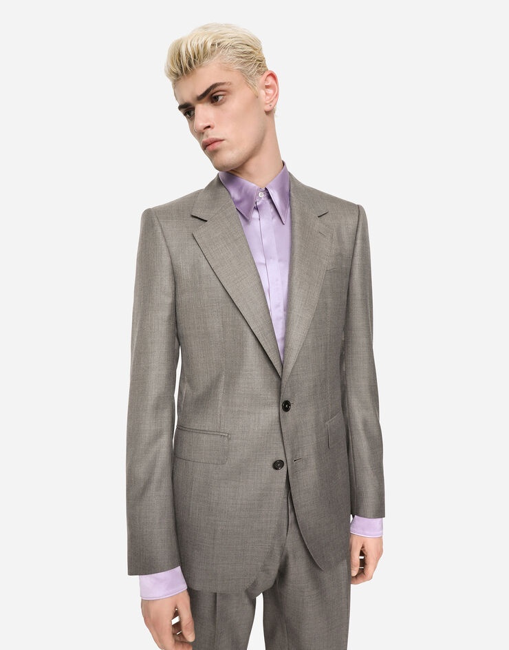 Wool and cashmere Sicilia-fit suit - 4