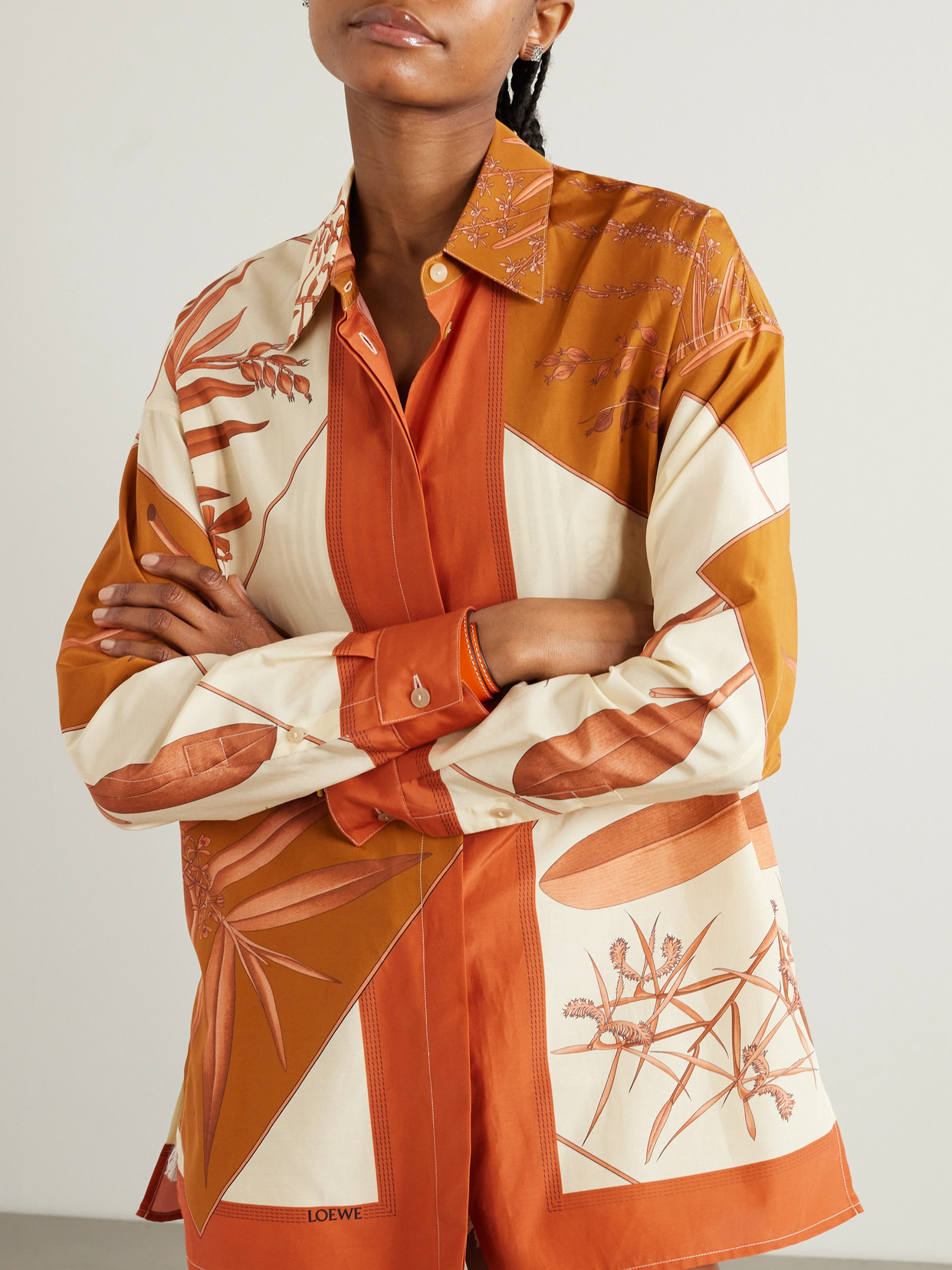 + Paula's Ibiza Printed Cotton And Silk-blend Shirt - 4