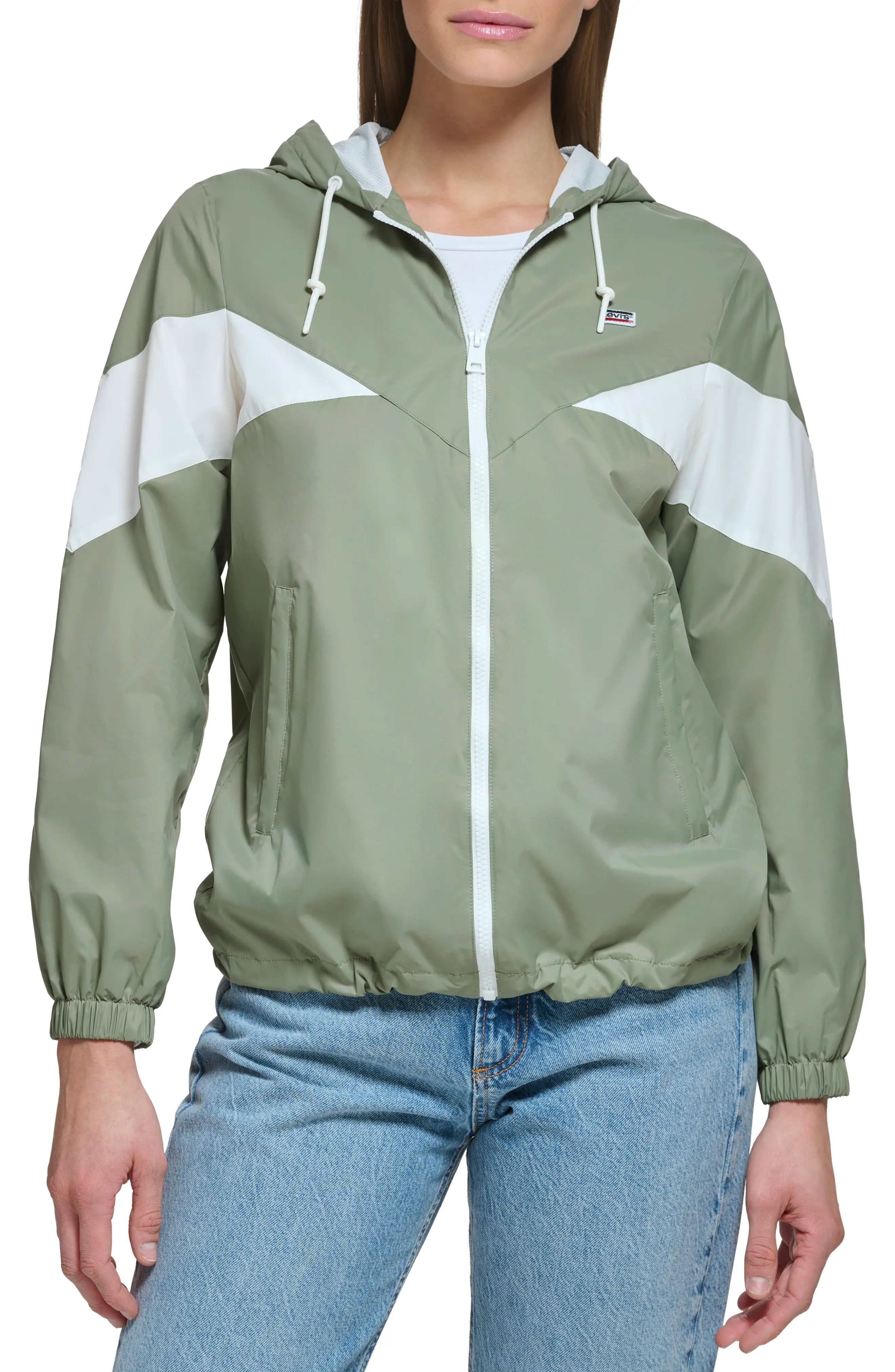 Colorblock Hooded Jacket - 1