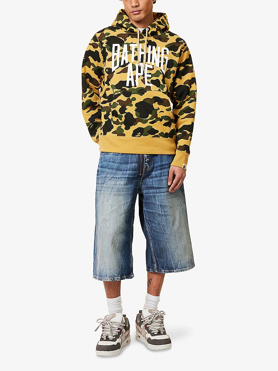 Camouflage-Print Relaxed-Fit Cotton Hoody - 2