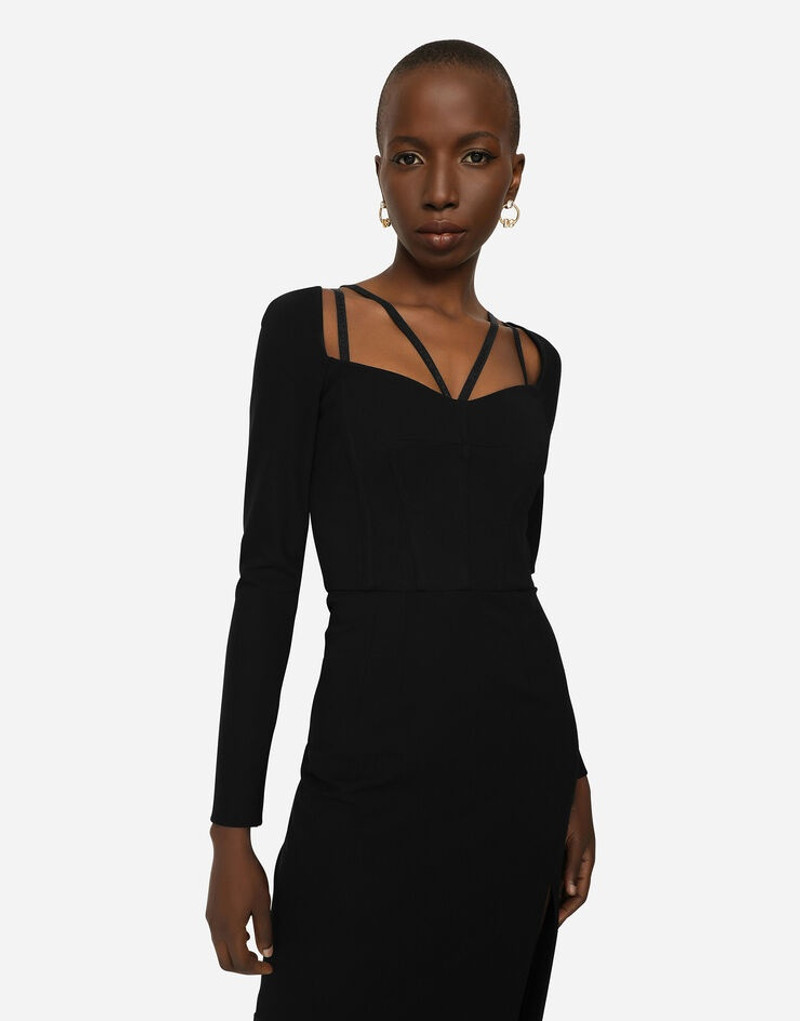 Stretch jersey sheath dress 3