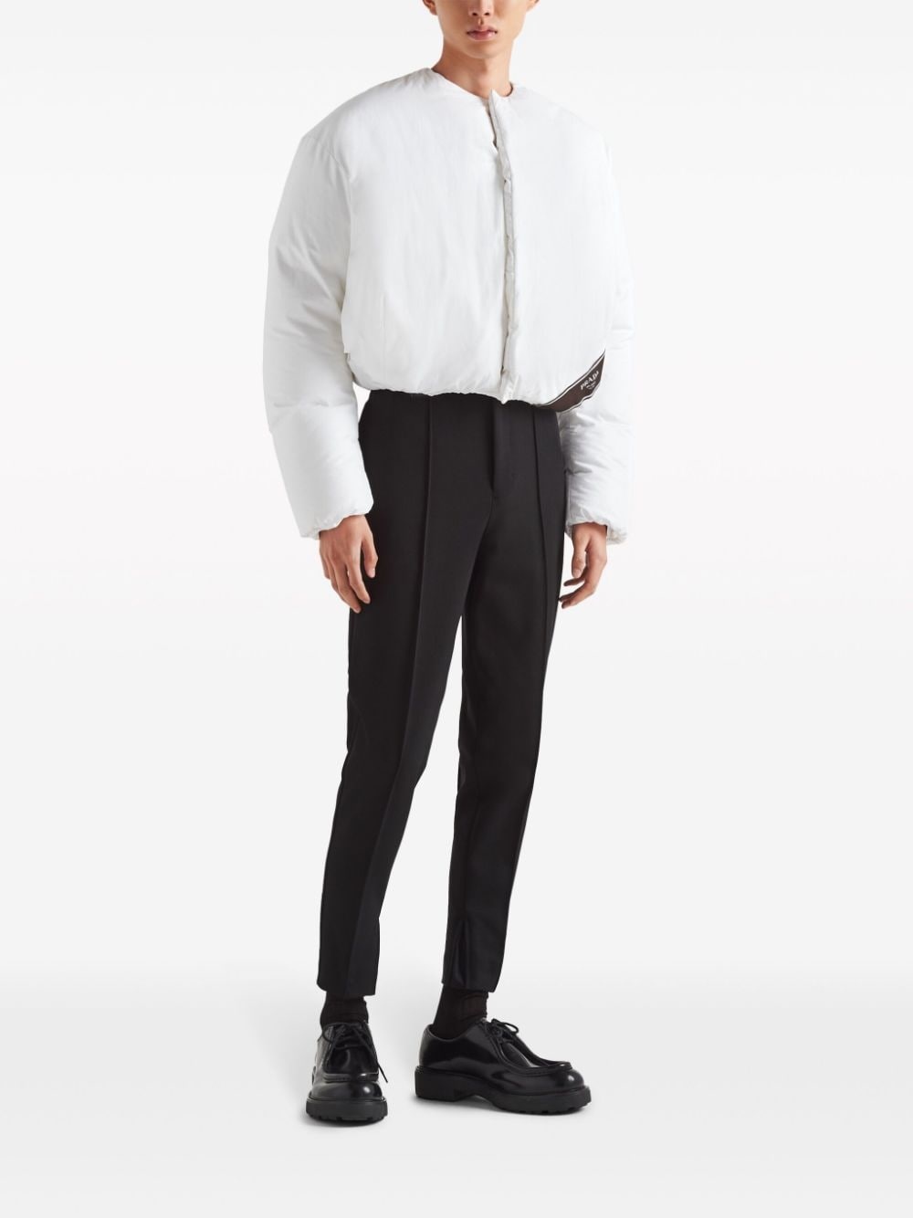 tailored tapered-leg trousers - 2