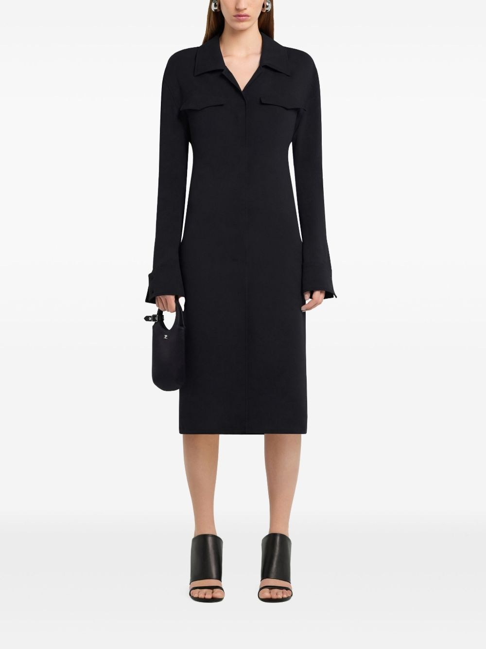 two-pocket midi dress - 2