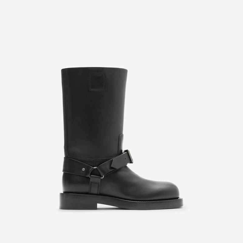 Leather Saddle Low Boots - 1