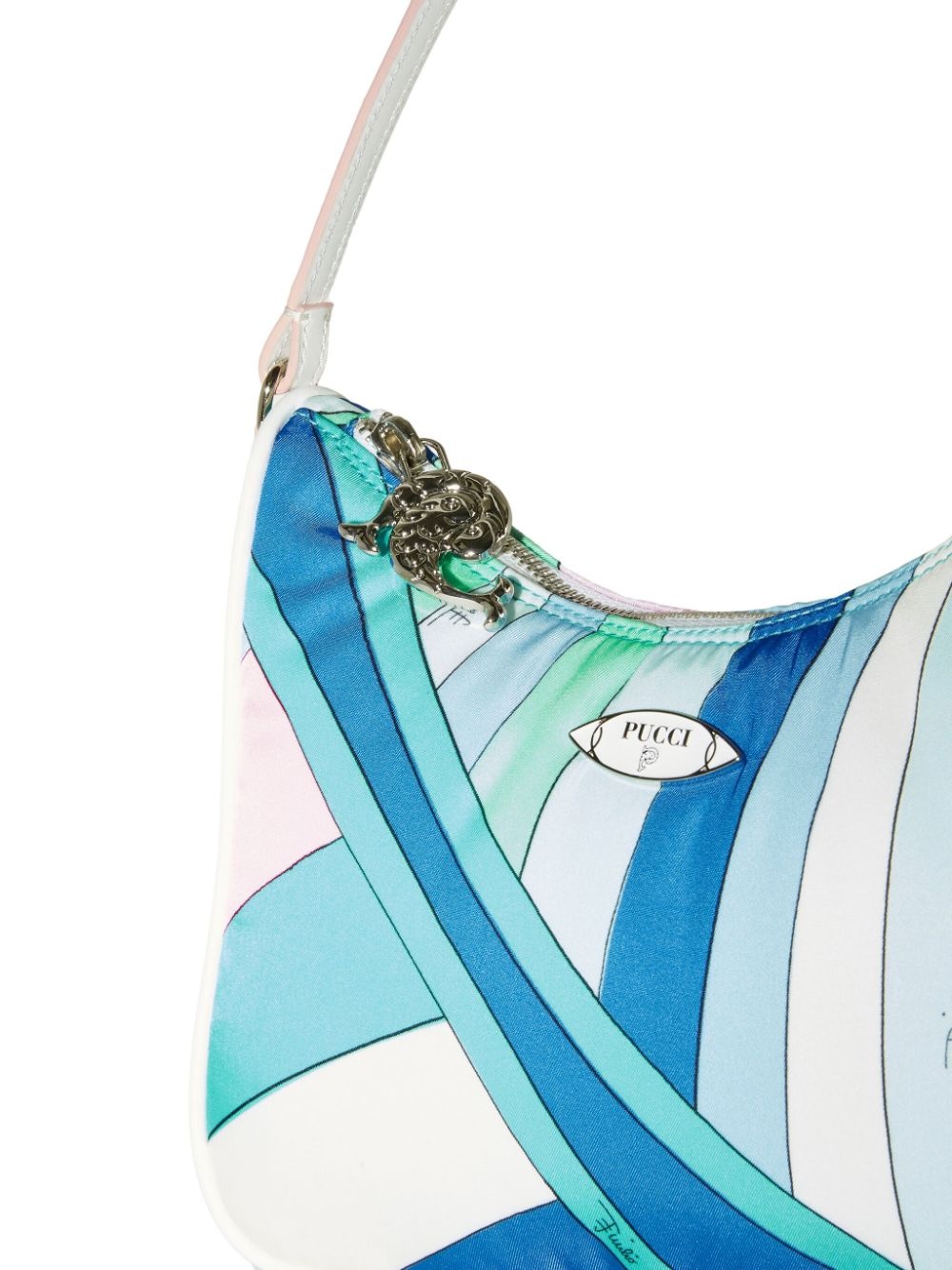 Yummy logo-plaque shoulder bag - 5