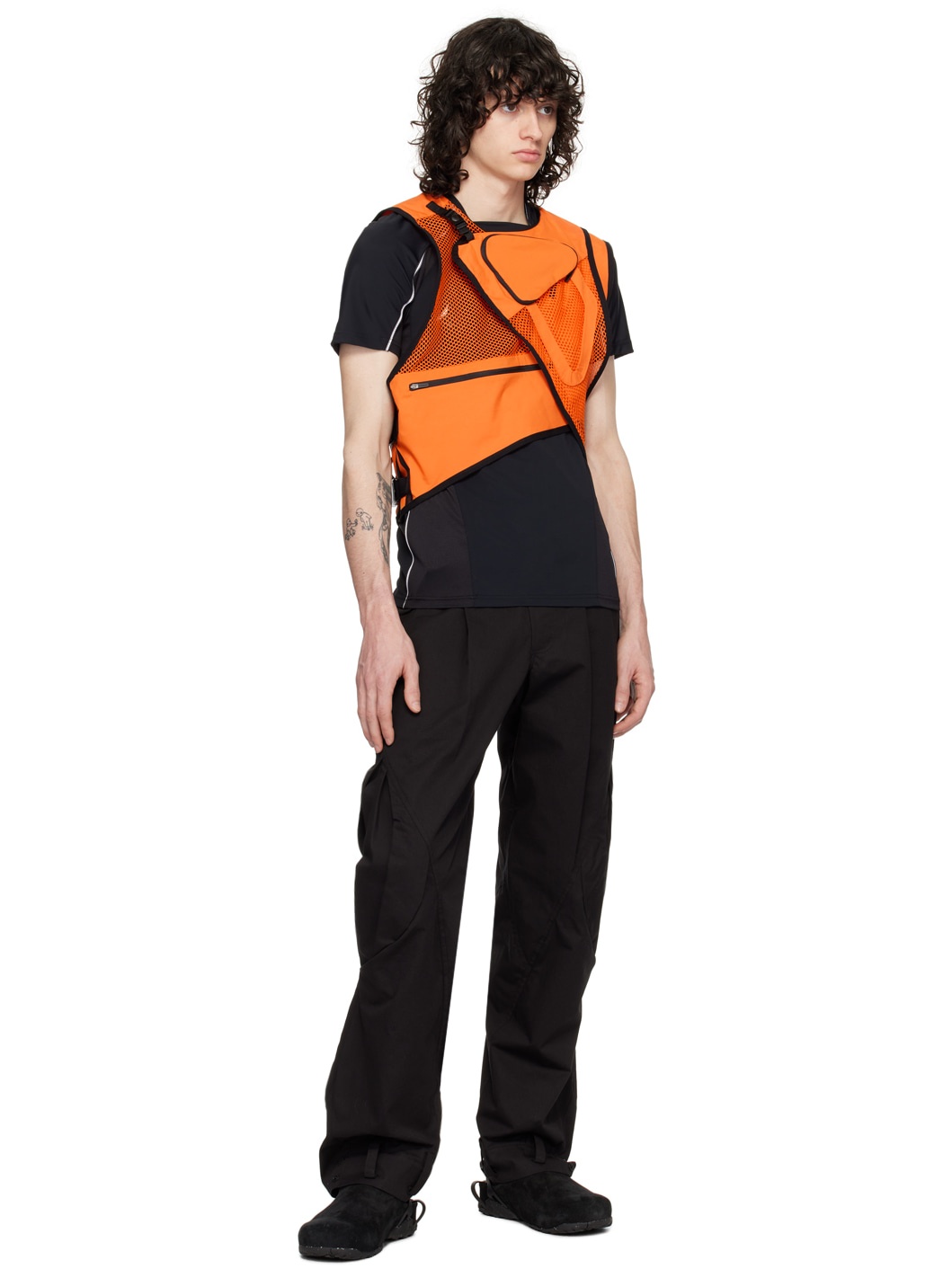 Orange Utility Vest - 4