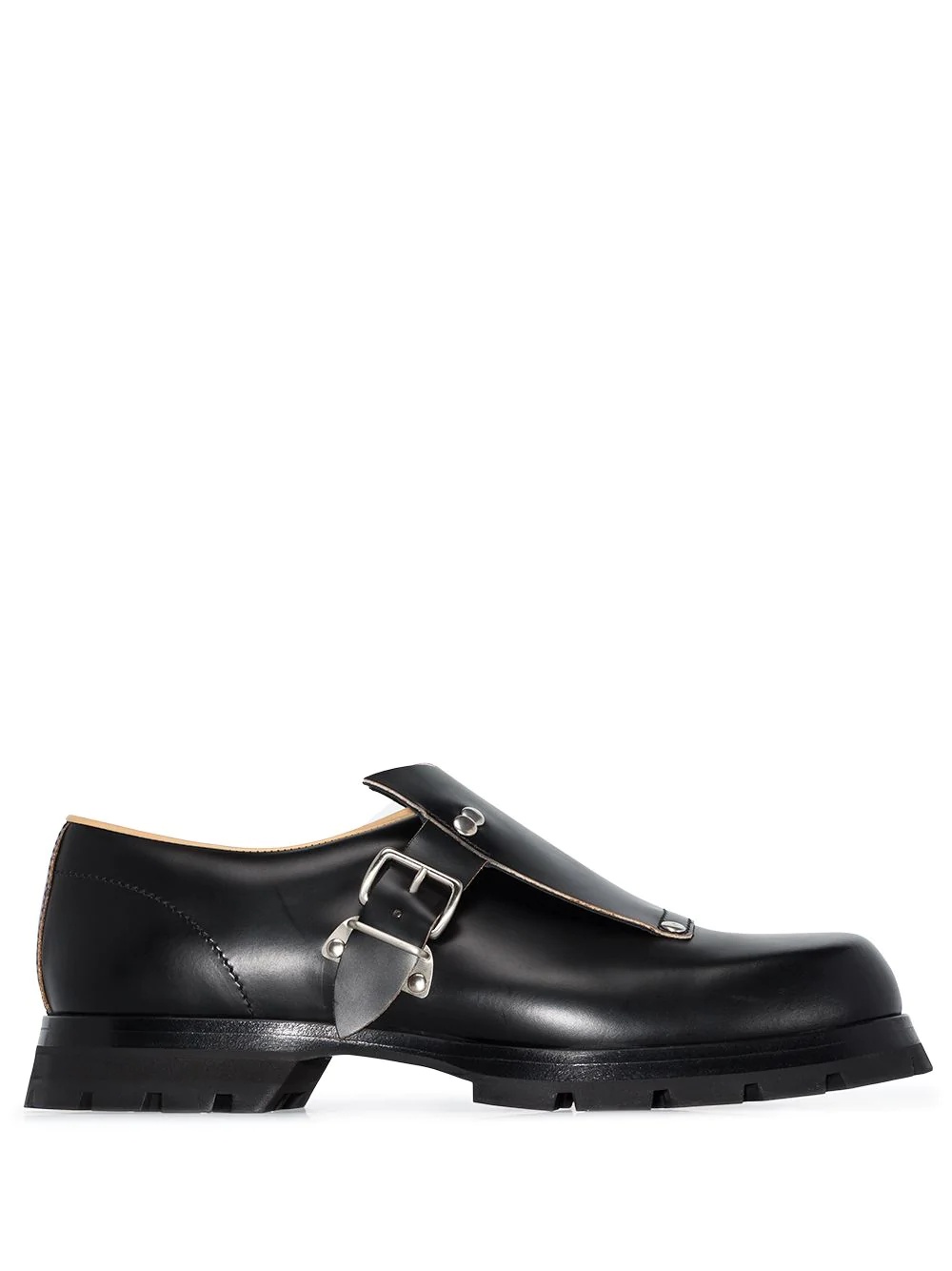 buckled Derby leather shoes - 1