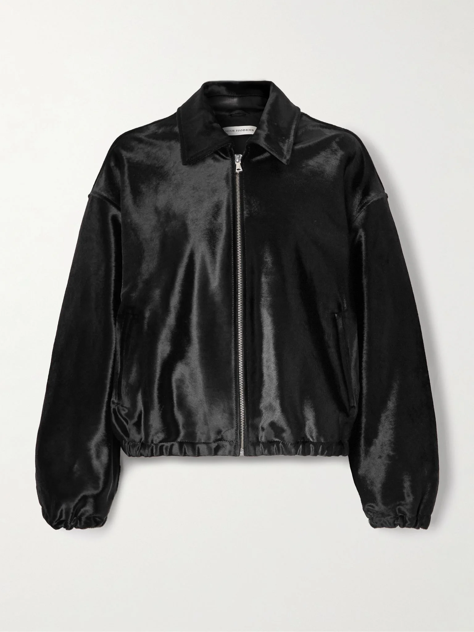Luna cow hair jacket Black - 1