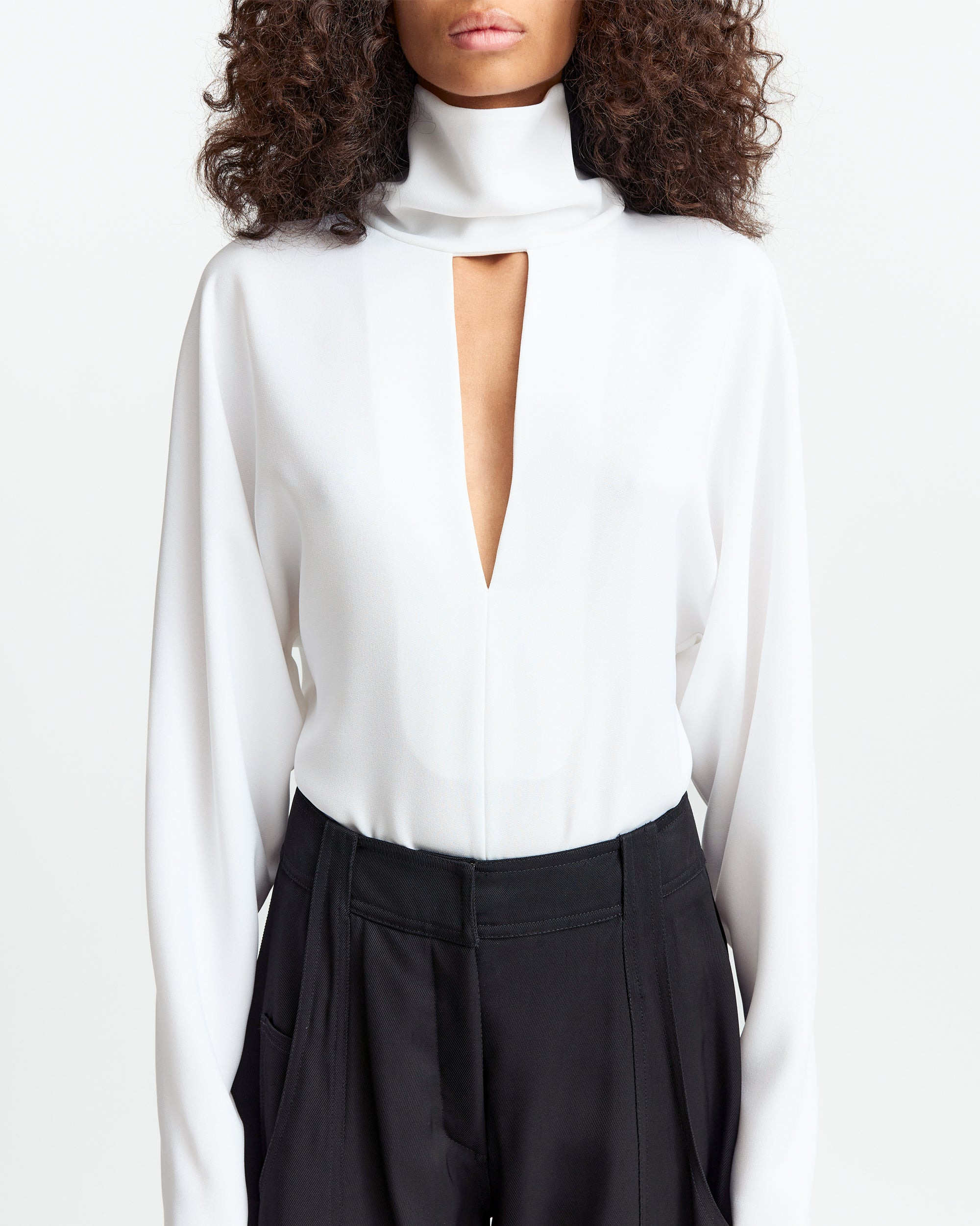 OLAMO TOP IN CREPE - 5