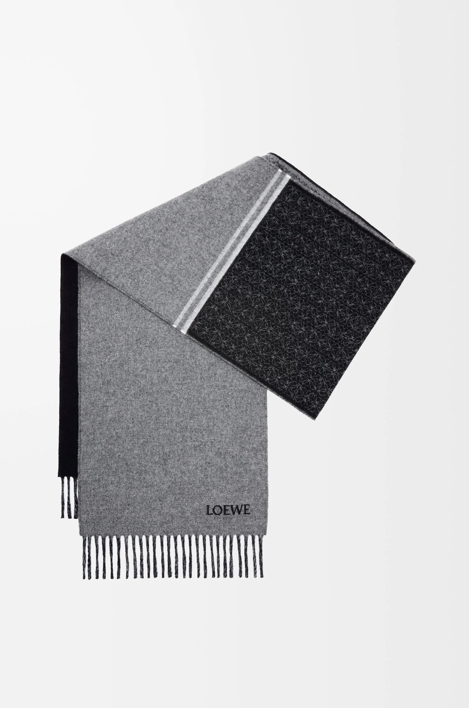 Scarf in wool and cashmere - 1