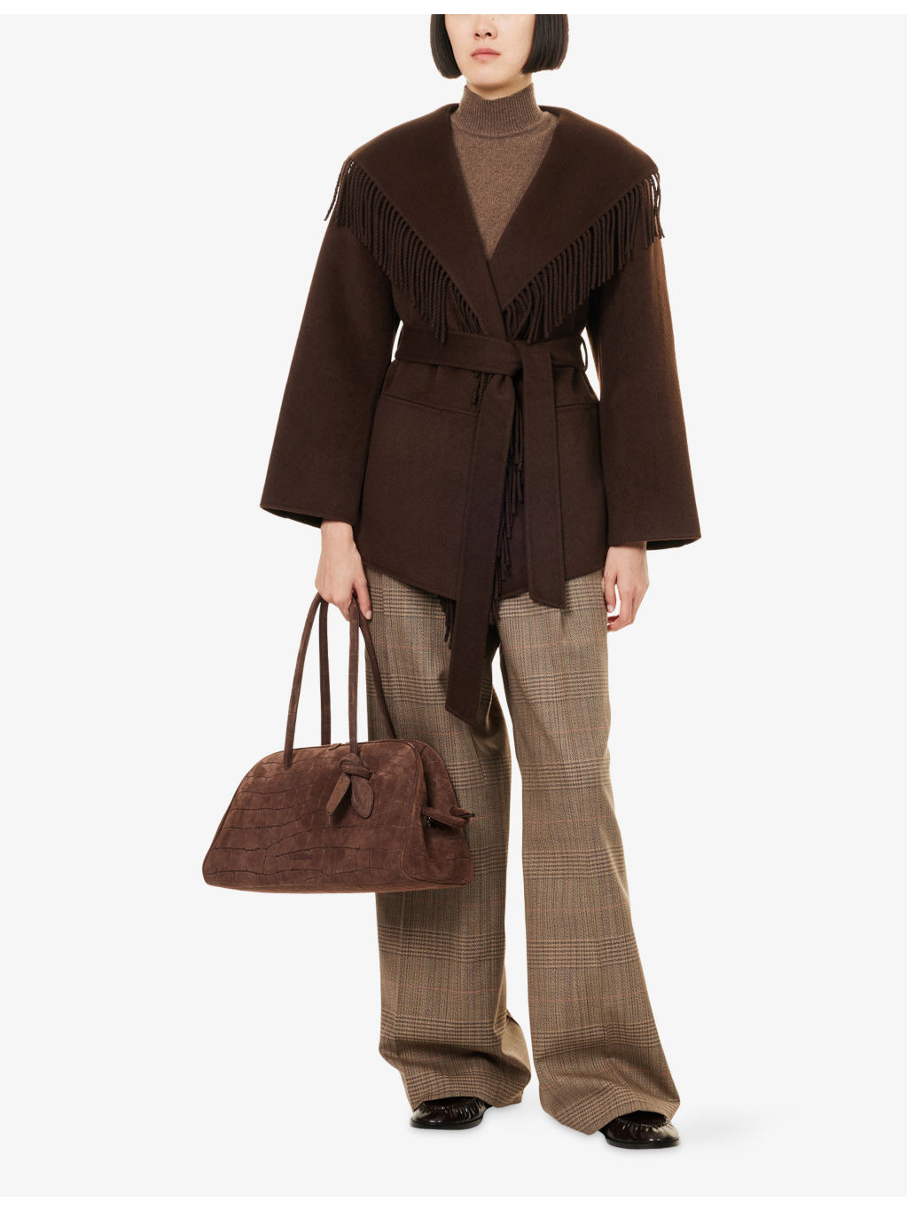 Rowen Fringed Wool-Blend Jacket - 2