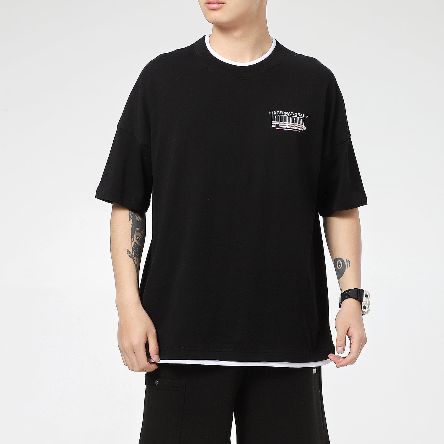 PUMA x Britto T-Shirt 'Black White' 532257-01 - 3