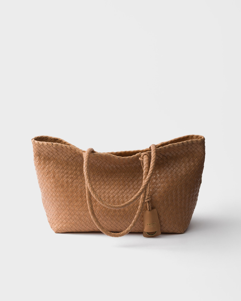 Large leather tote bag 1
