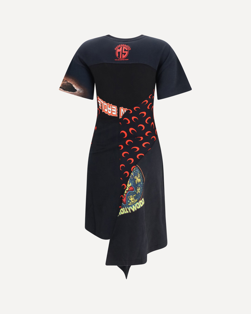 Marine Serre Asymmetric recycled jersey Dress outlook