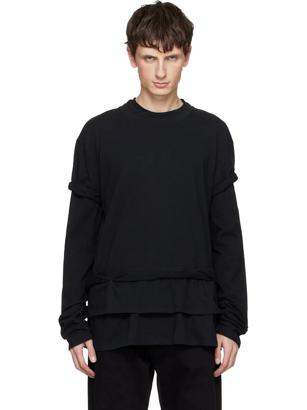Black Triple-Layered T-shirt - 1