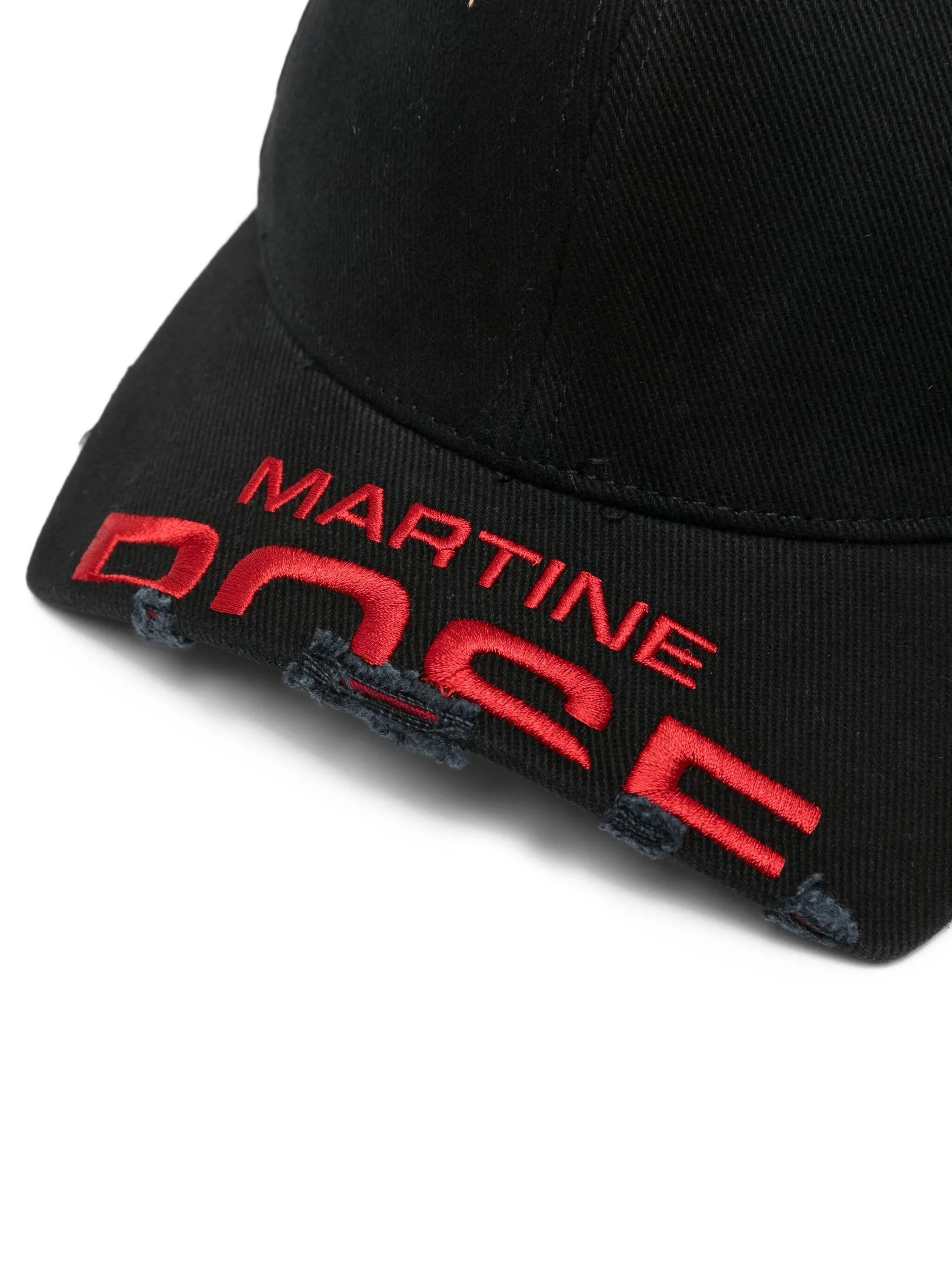 Martine Rose Distressed-brim Baseball Cap - 3