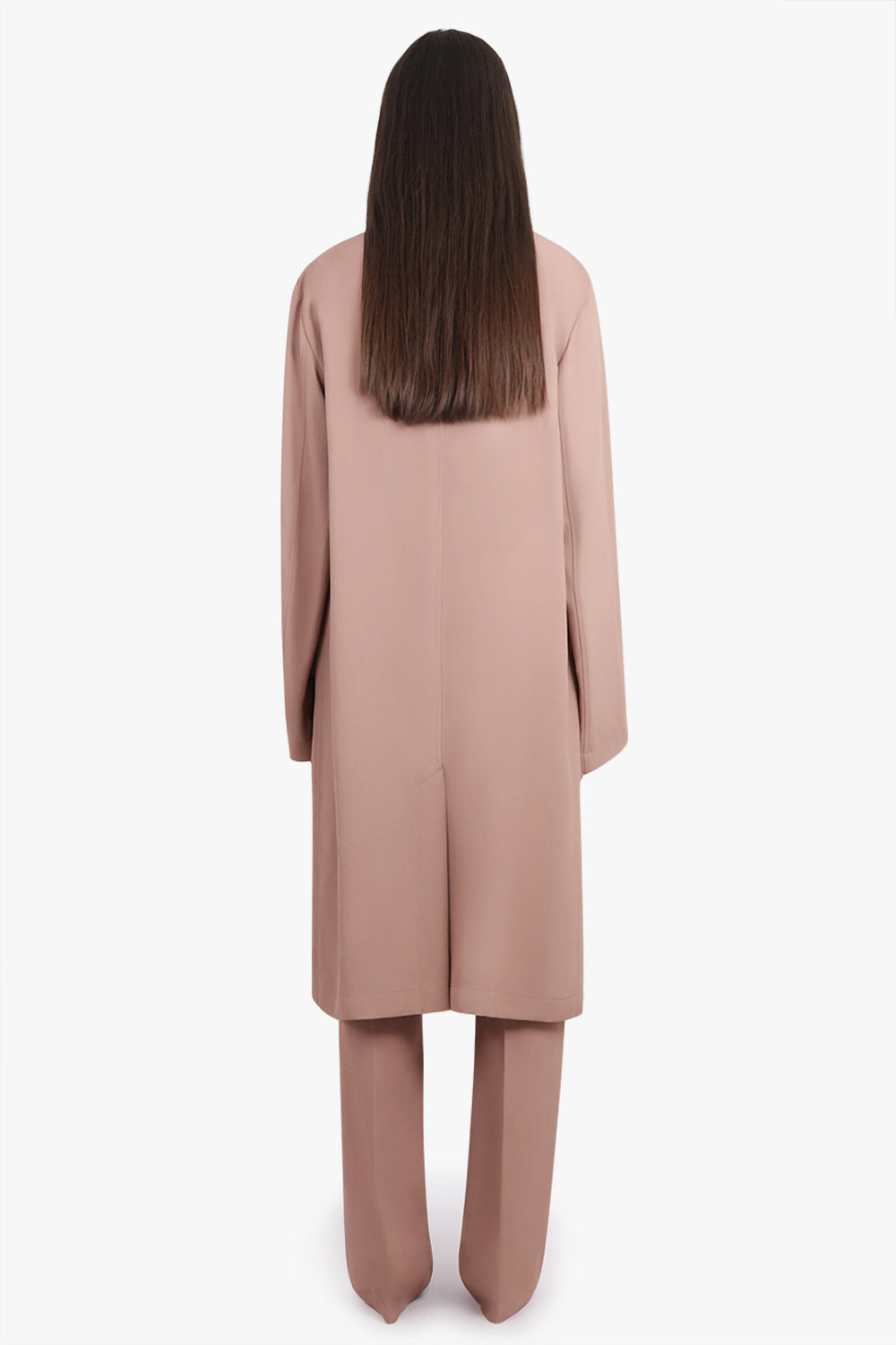 RINLEY RELAXED MID LENGTH COAT | PEACH - 4