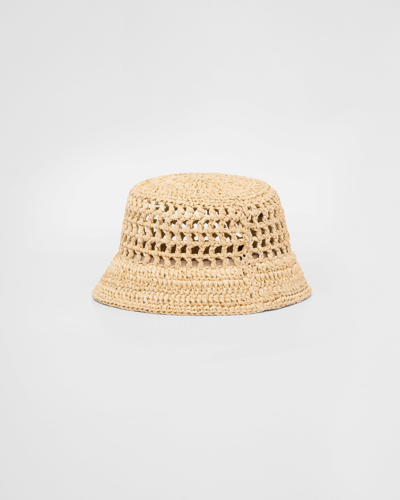 Woven fabric bucket hat 3