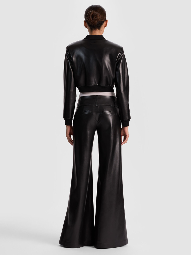 Alice + Olivia OLIVIA VEGAN WIDE LEG PANT outlook