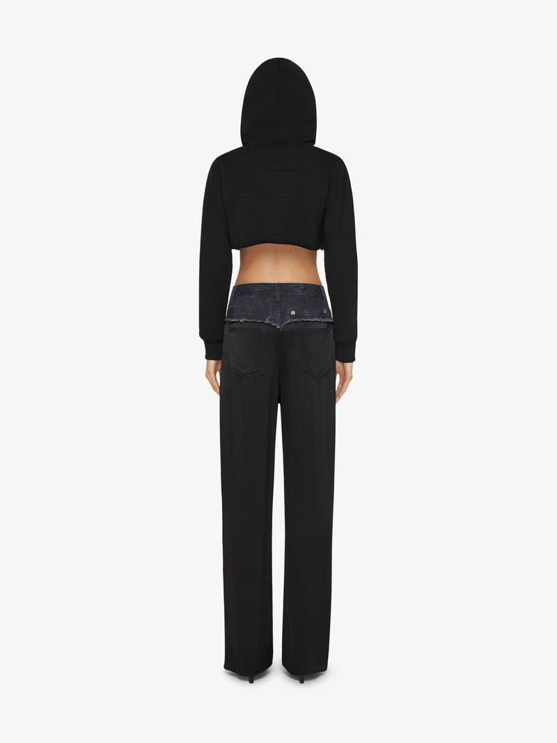 CROPPED HOODIE IN COTTON 4