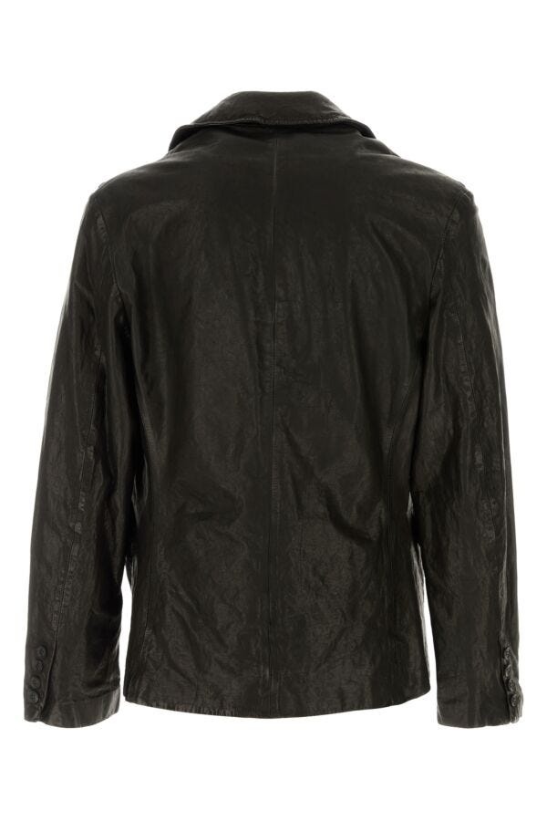 Slate leather jacket - 2