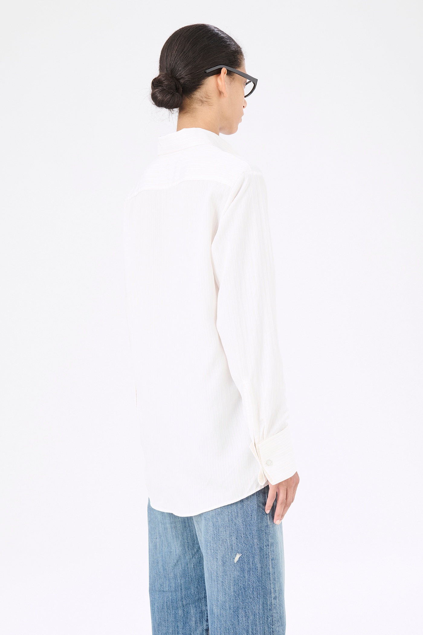 Sincere Shirt French Stripe Ceremony Viscose - 4