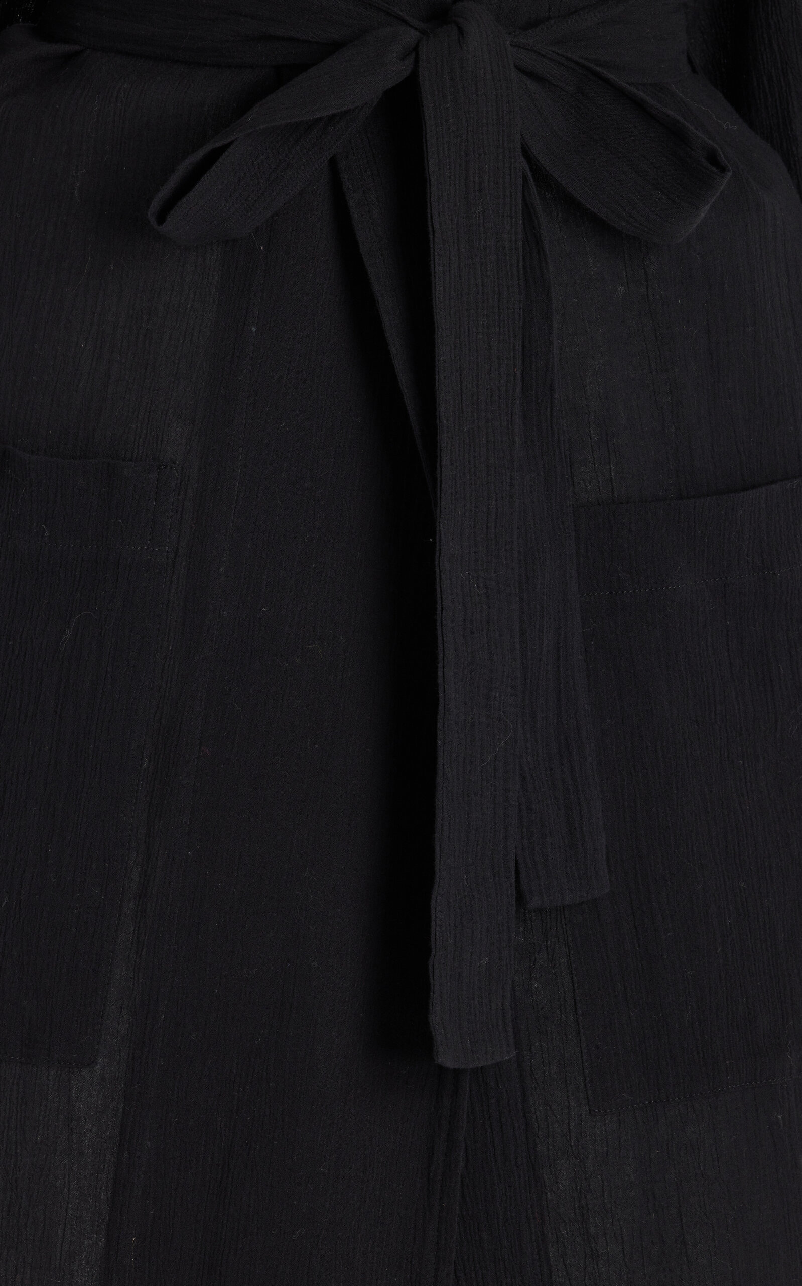 Exclusive Lennon Cotton Robe black - 5