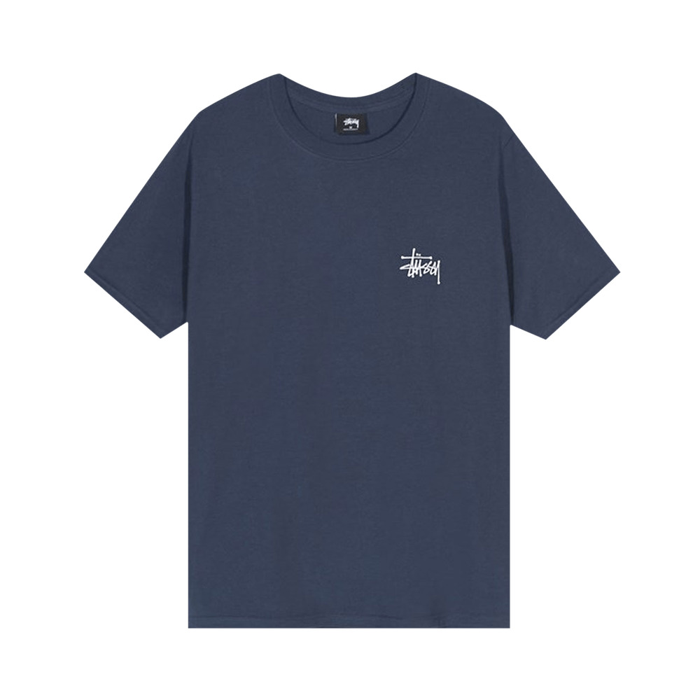 Stussy Basic Tee 'Navy' - 1