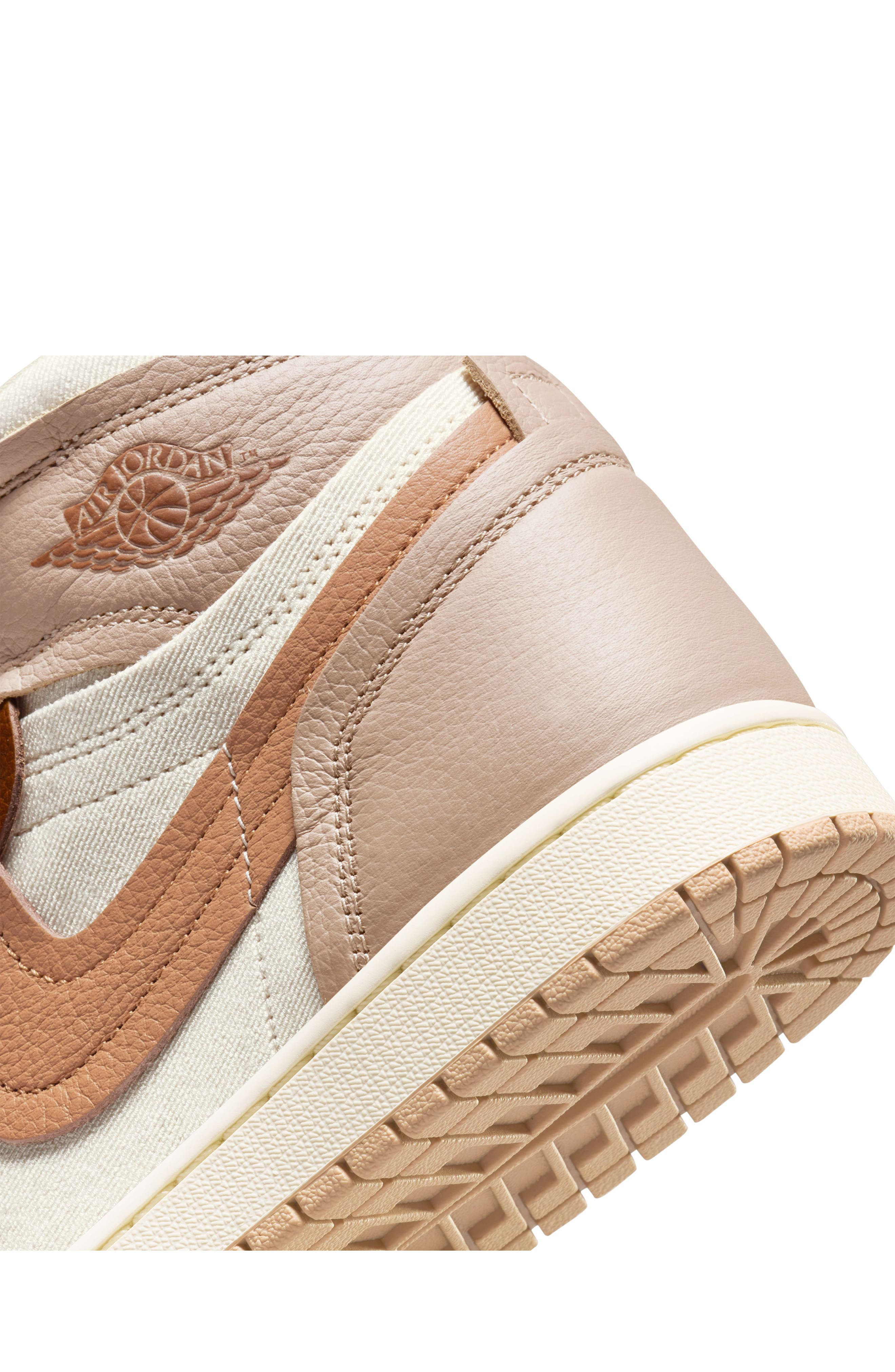 Air Jordan 1 High MM Basketball Sneaker in Legend Medium Brown/Brown at Nordstrom - 9