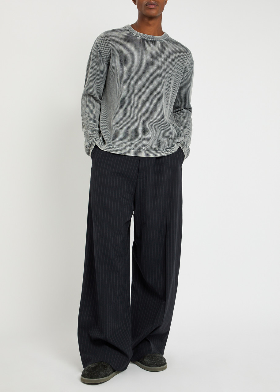 Acne Studios Pinstriped Woven Tailored Trousers - 4