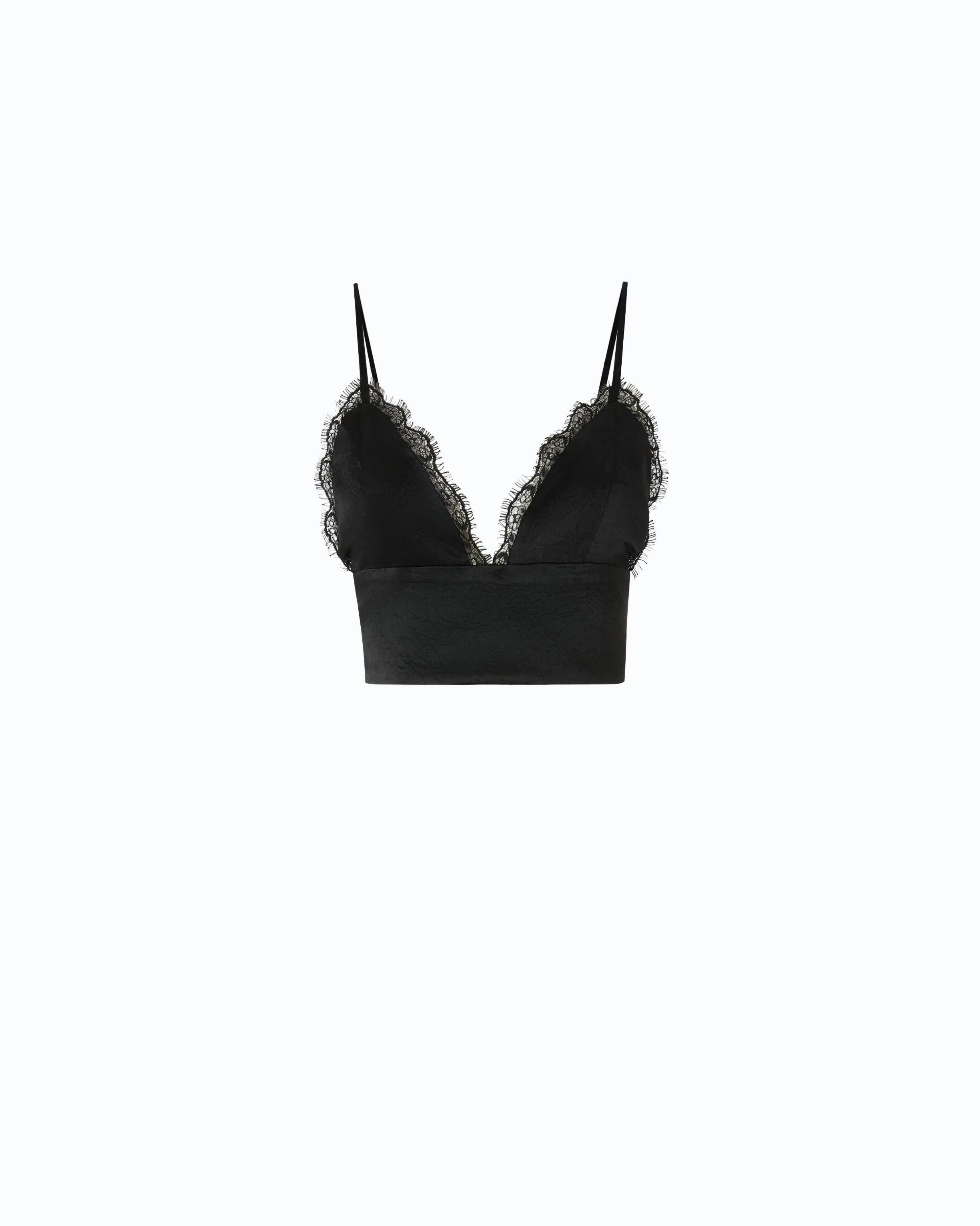 BUSTIER TOP WITH SPAGHETTI STRAPS - 1